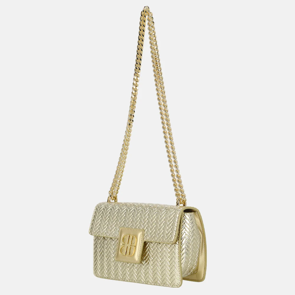 Laurent David Amy schoudertas vlecht gold bij Duifhuizen