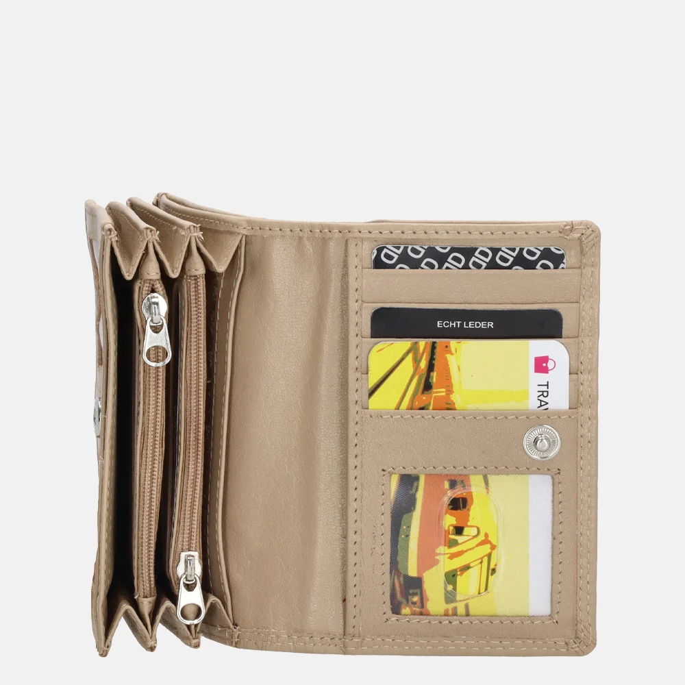 DD Exclusive portemonnee light taupe bij Duifhuizen