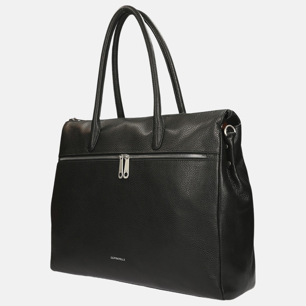 GiGi Fratelli Romance Business laptoptas 15.6 inch black bij Duifhuizen