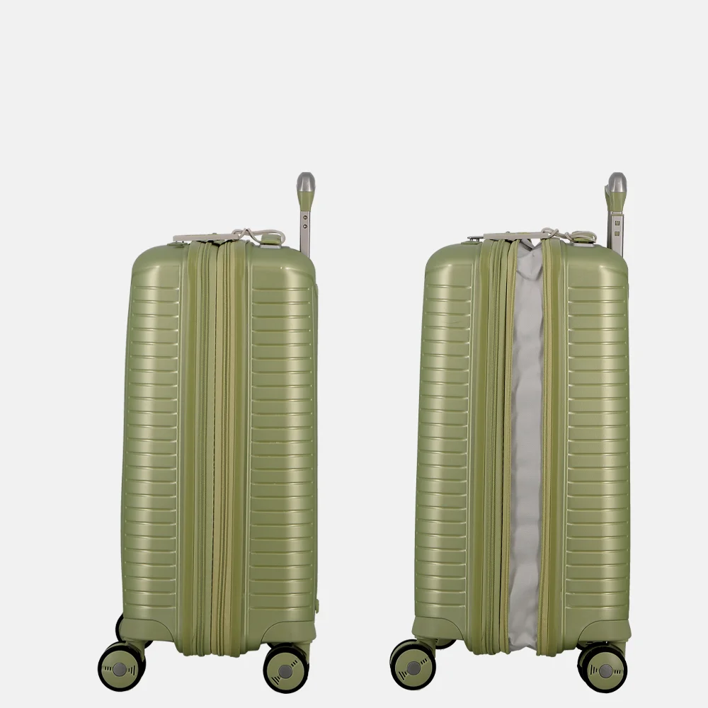 Jump Evae handbagage koffer 55 cm expandable vertclair bij Duifhuizen