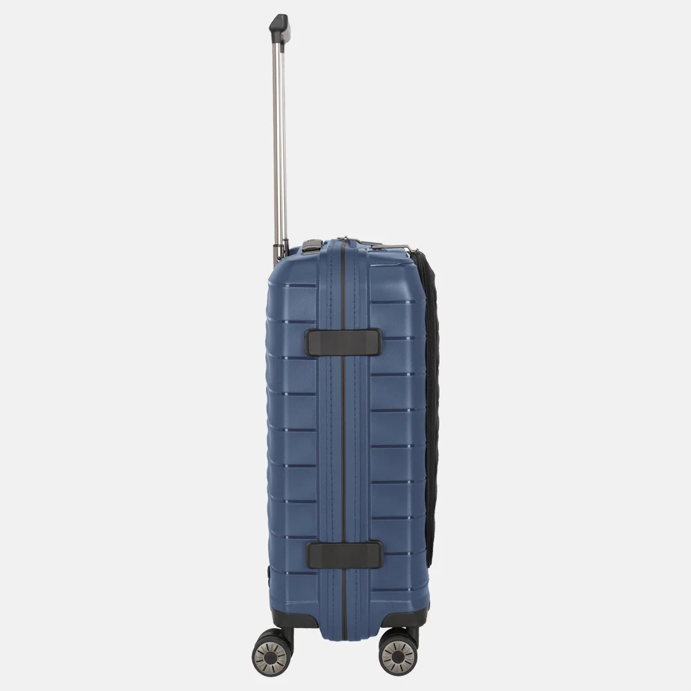 Travelite Mooby frontpocket handbagage koffer 55 cm blue bij Duifhuizen