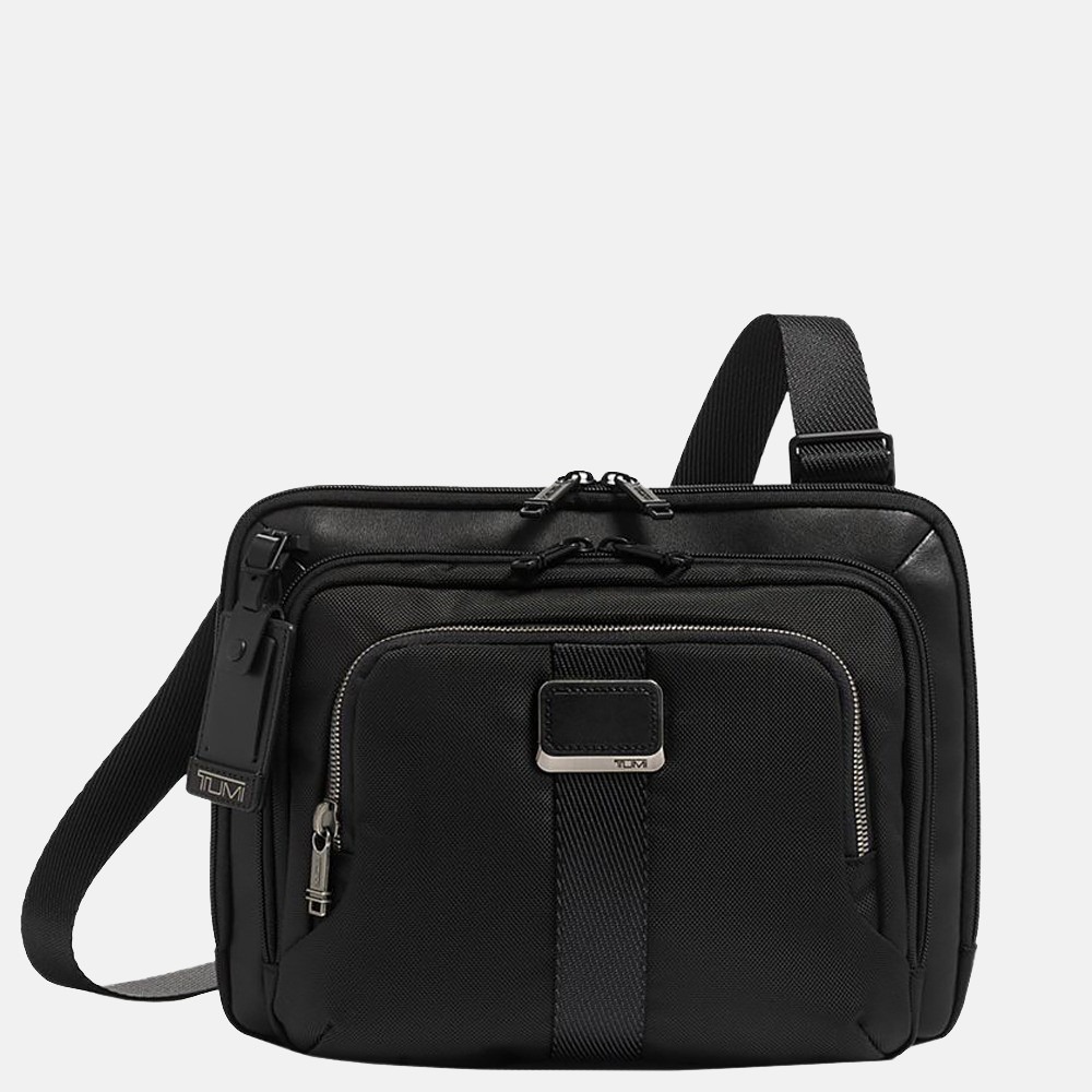 Tumi Jackson schoudertas black bij Duifhuizen