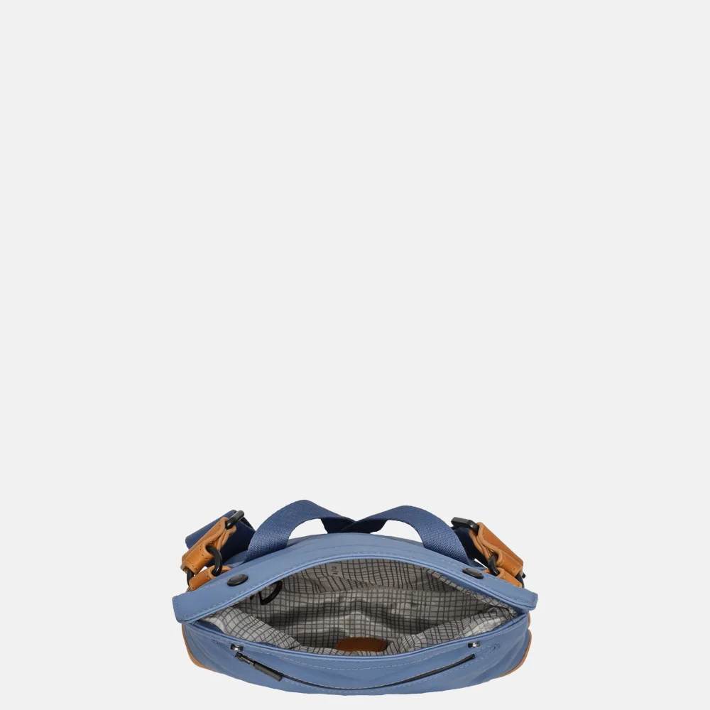 Aunts and Uncles Japan Tsu crossbody tas blue jeans bij Duifhuizen