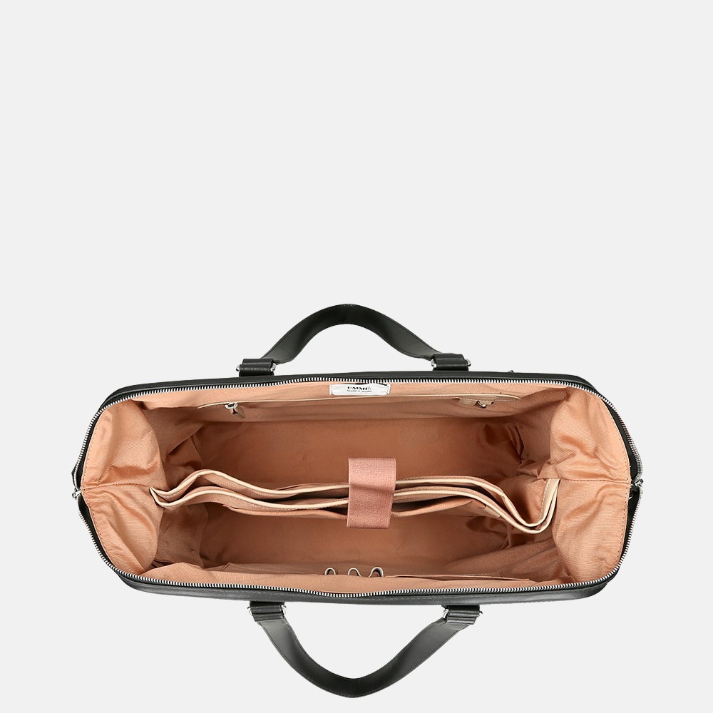 FMME Christy shopper/laptoptas 15.6 inch black classic bij Duifhuizen