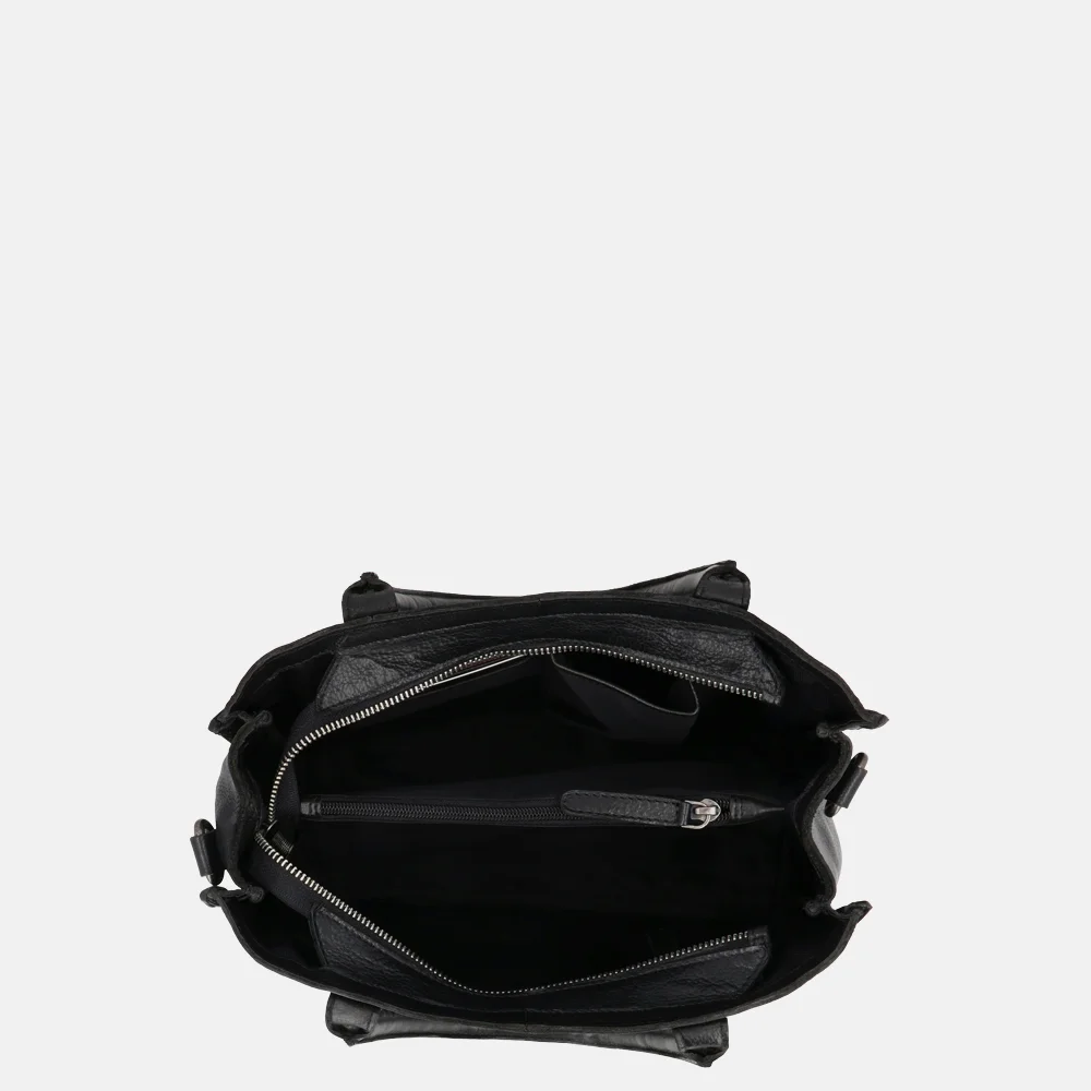 Hide & Stitches Country handtas M zwart bij Duifhuizen