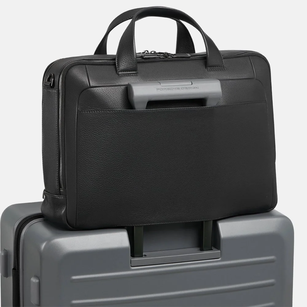 Porsche Design Roadster laptoptas M black bij Duifhuizen