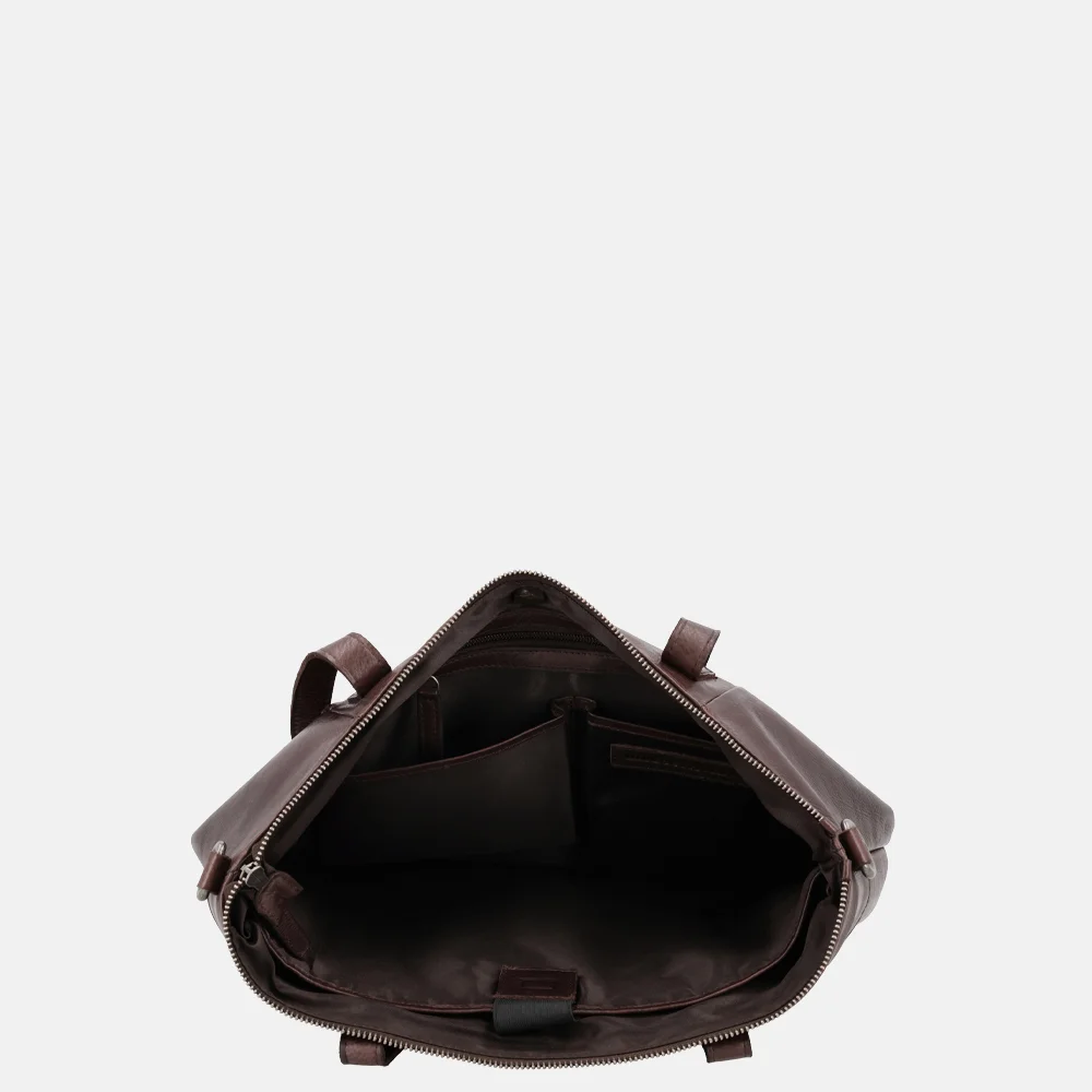 Hide & Stitches Country shopper donkerbruin bij Duifhuizen