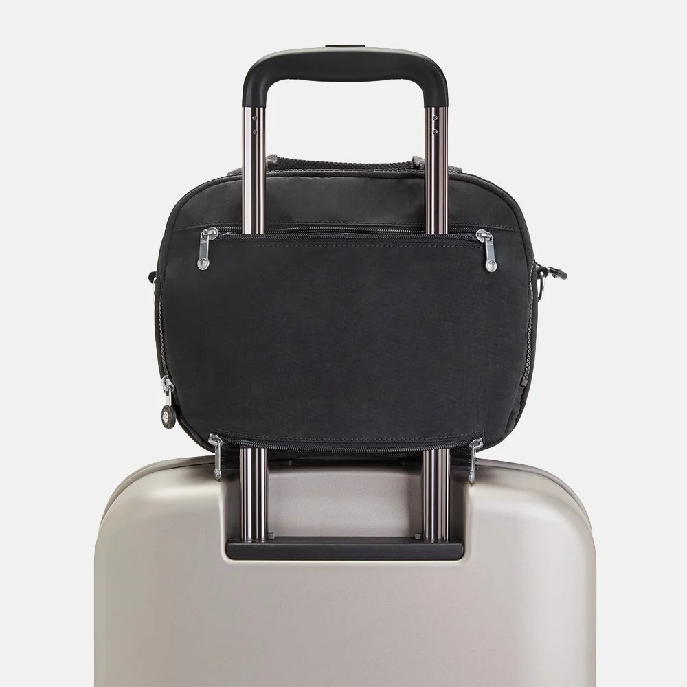 Kipling Palmbeach toilettas M black noir bij Duifhuizen