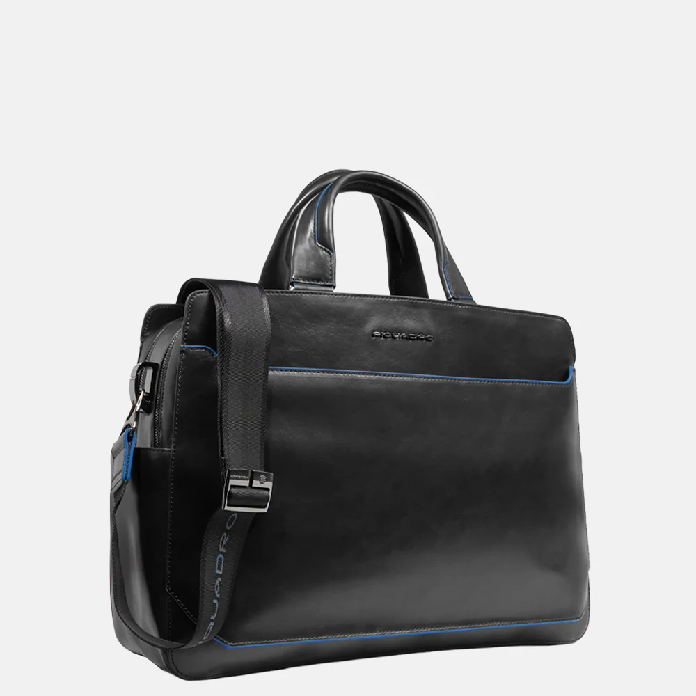 Piquadro laptoptas 15.6 inch nero bij Duifhuizen