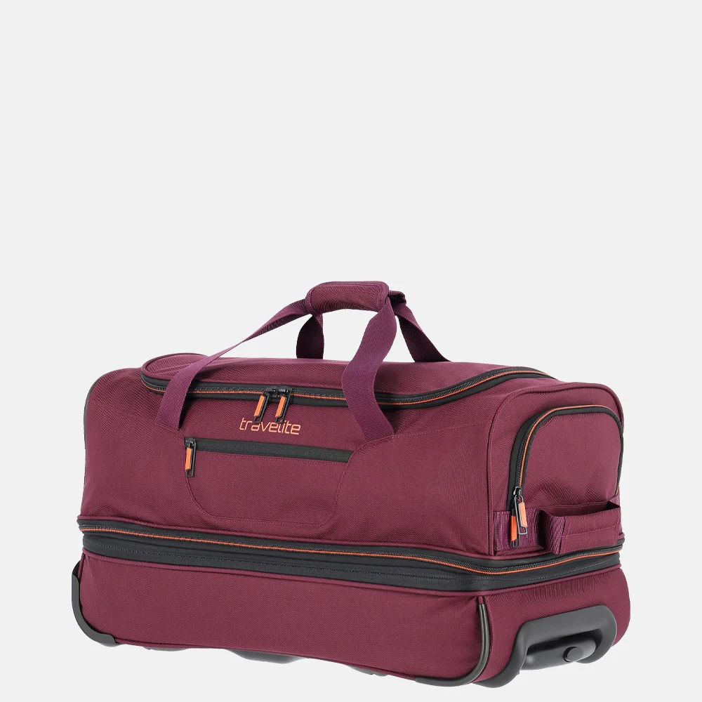 Travelite Basics reistas 55 cm dark red bij Duifhuizen