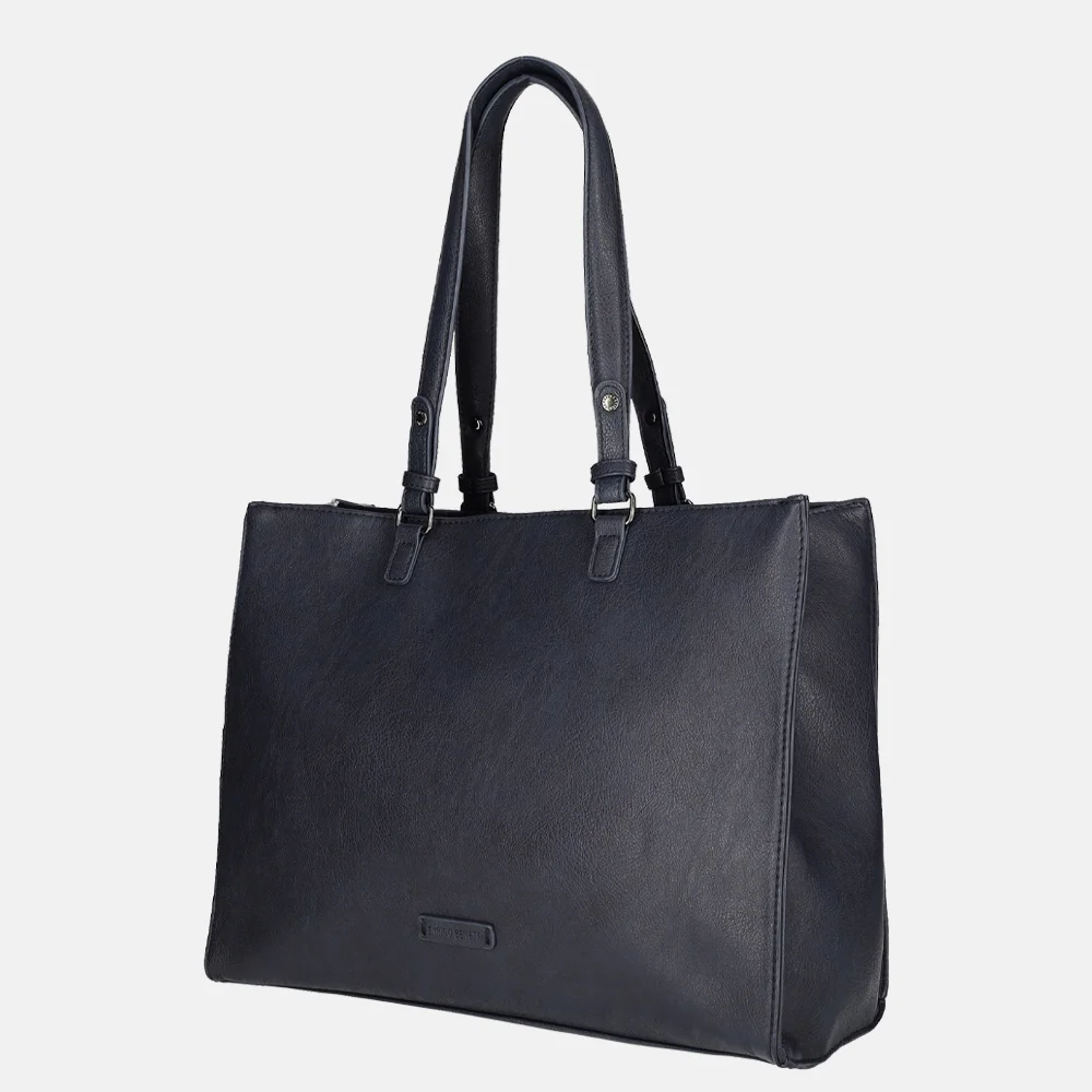 Enrico Benetti Lily shopper 15 inch blauw bij Duifhuizen
