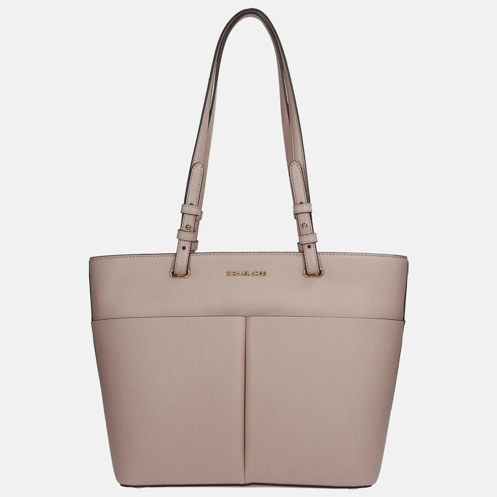 Michael Kors Bedoford Pocket tote shopper soft pink bij Duifhuizen