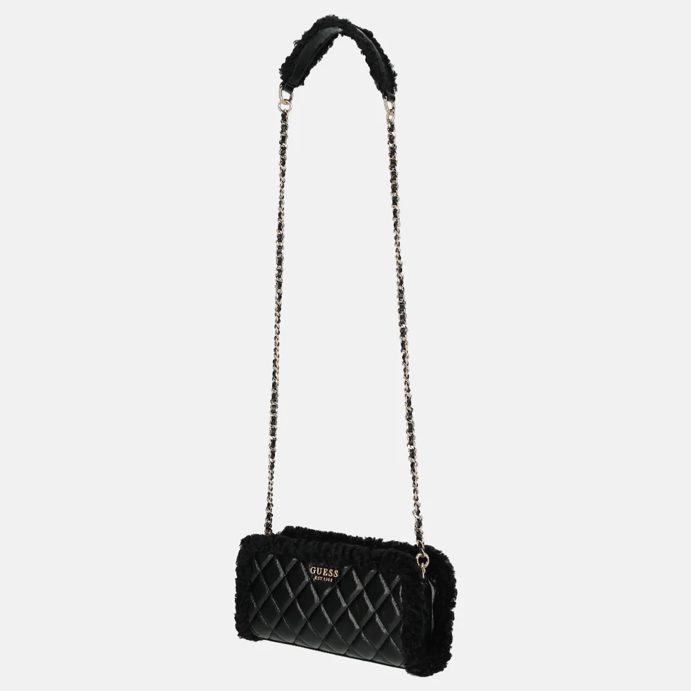 Guess Cristi crossbody tas black bij Duifhuizen