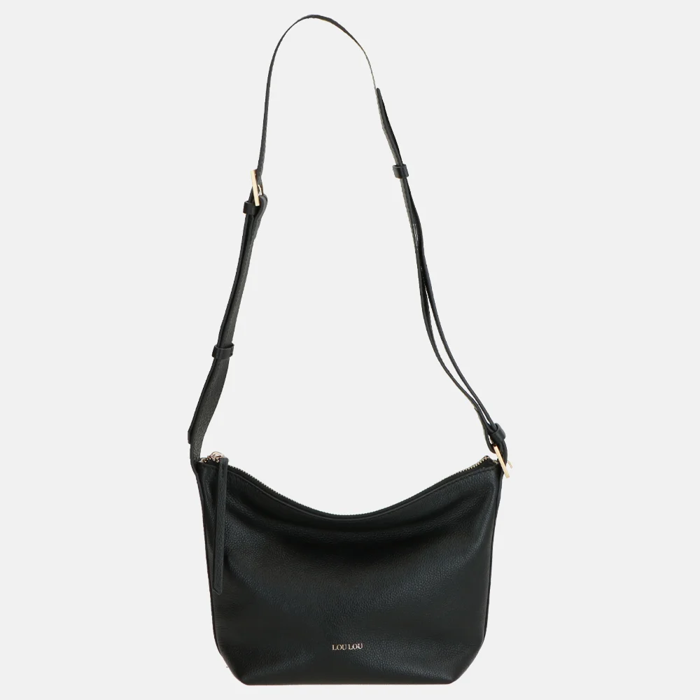 Loulou Essentiels Marie handtas black bij Duifhuizen