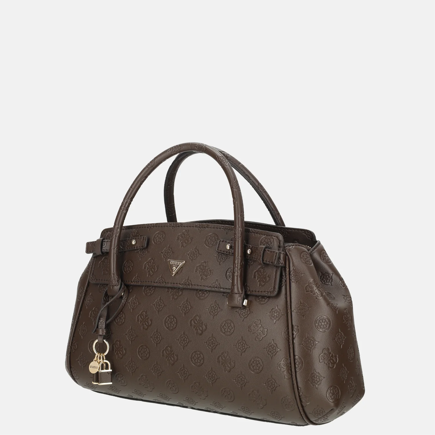 Guess Diana handtas chocolate logo bij Duifhuizen