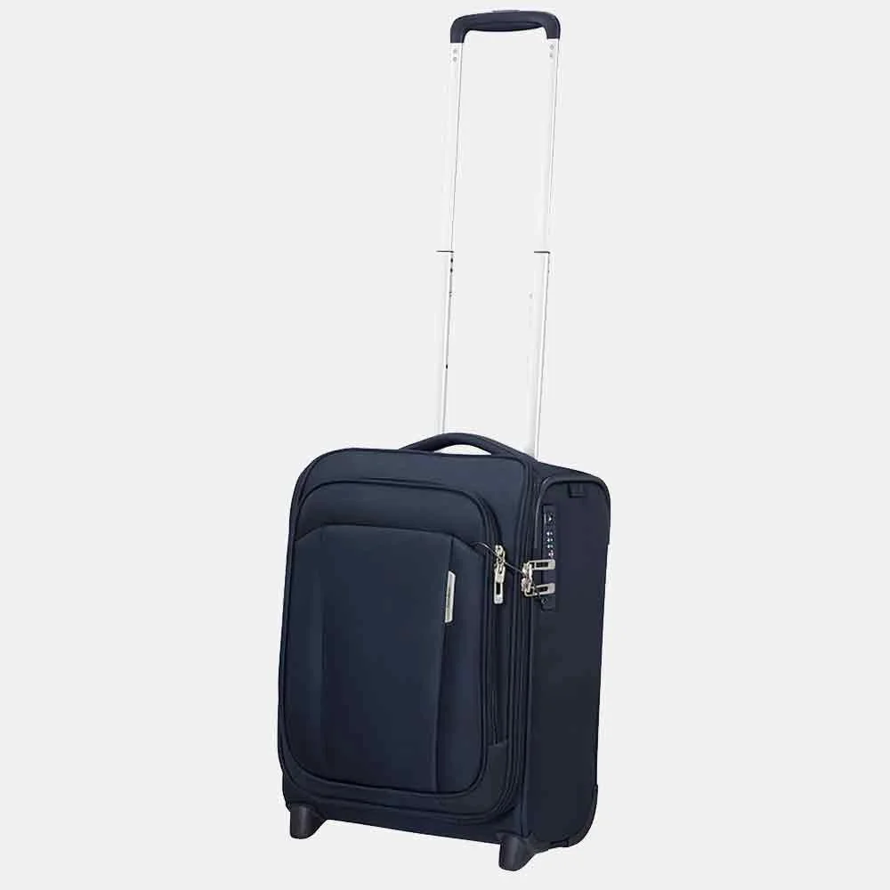 Samsonite Upright Respark Underseater handbagage koffer 45 cm midnight blue bij Duifhuizen