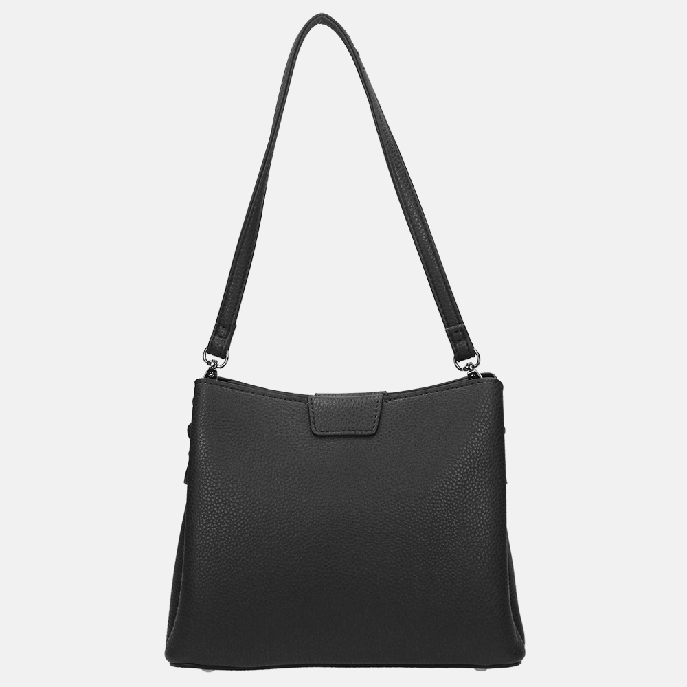 Flora & Co crossbody tas black bij Duifhuizen