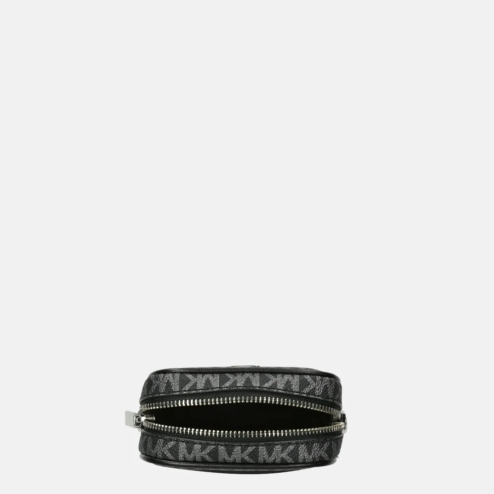Michael Kors Blaire crossbody tas black/silver bij Duifhuizen
