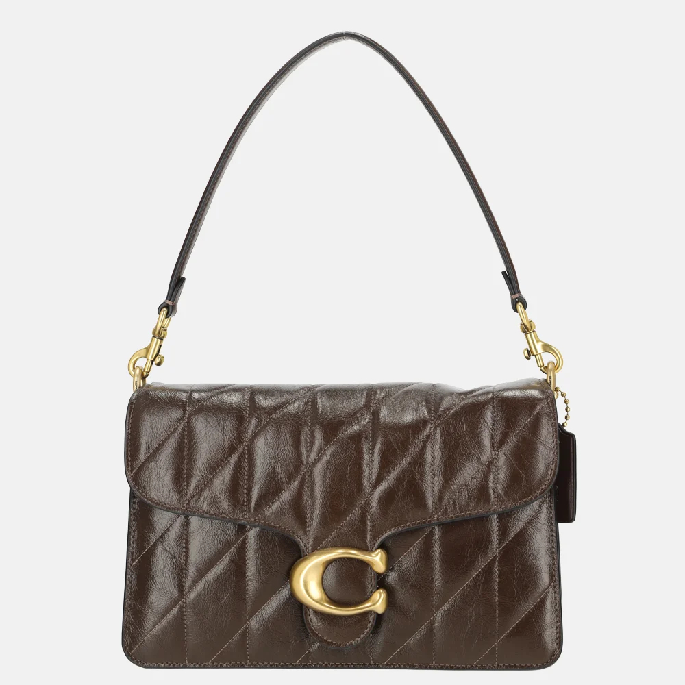 Coach Chain Quilted Tabby schoudertas glazed maple bij Duifhuizen