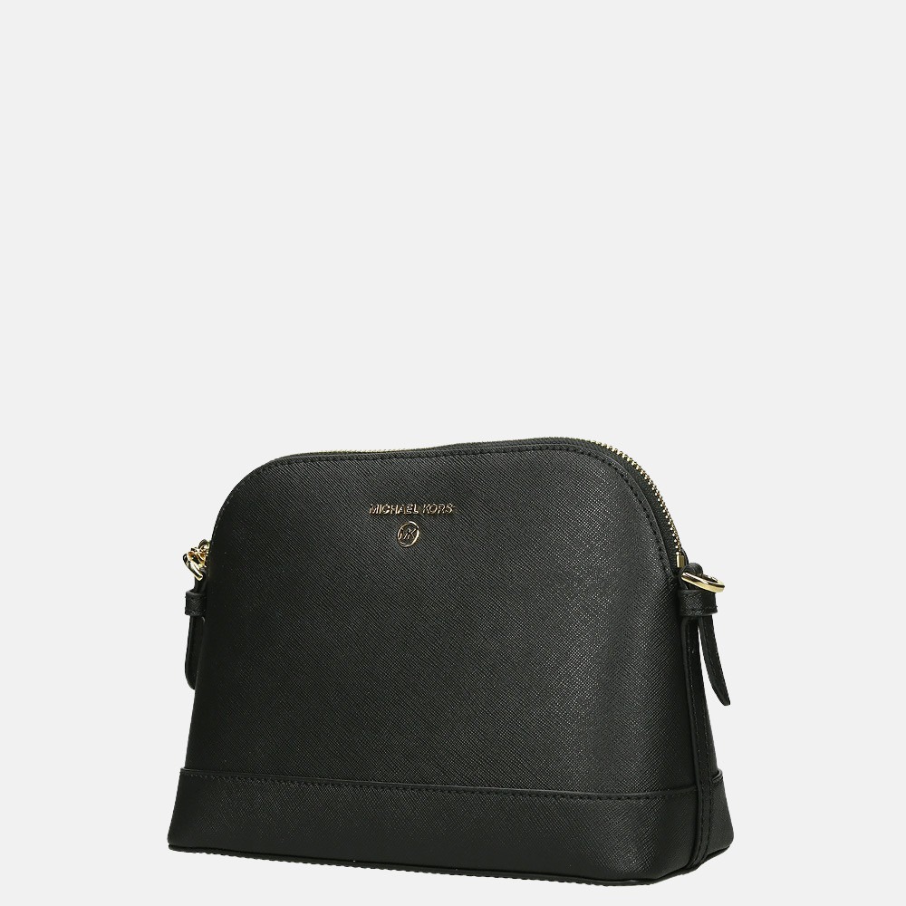 Michael Kors Jet Set Dome crossbody tas L black bij Duifhuizen