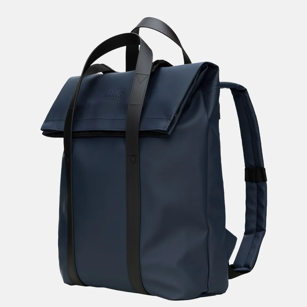 Rains 2 Way Tote rugzak navy bij Duifhuizen