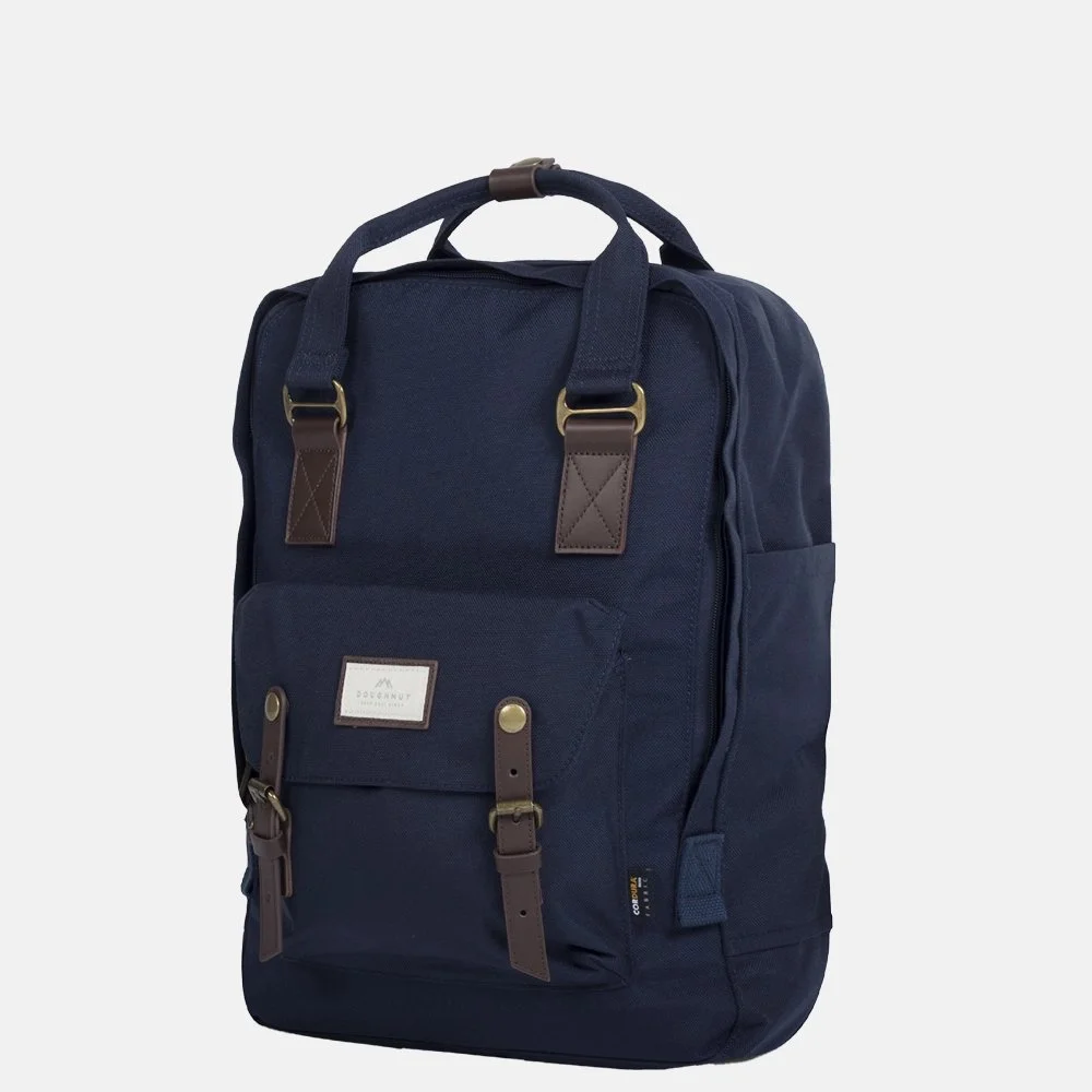 Doughnut Macaroon Cordura rugzak L 15 inch navy bij Duifhuizen