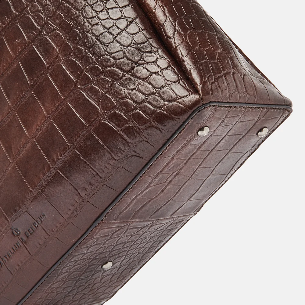 Castelijn en Beerens Rien laptoptas 15 inch mocca bij Duifhuizen