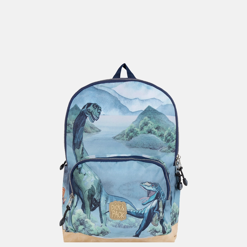 Pick & Pack All about dinos kinderrugzak M dusty green