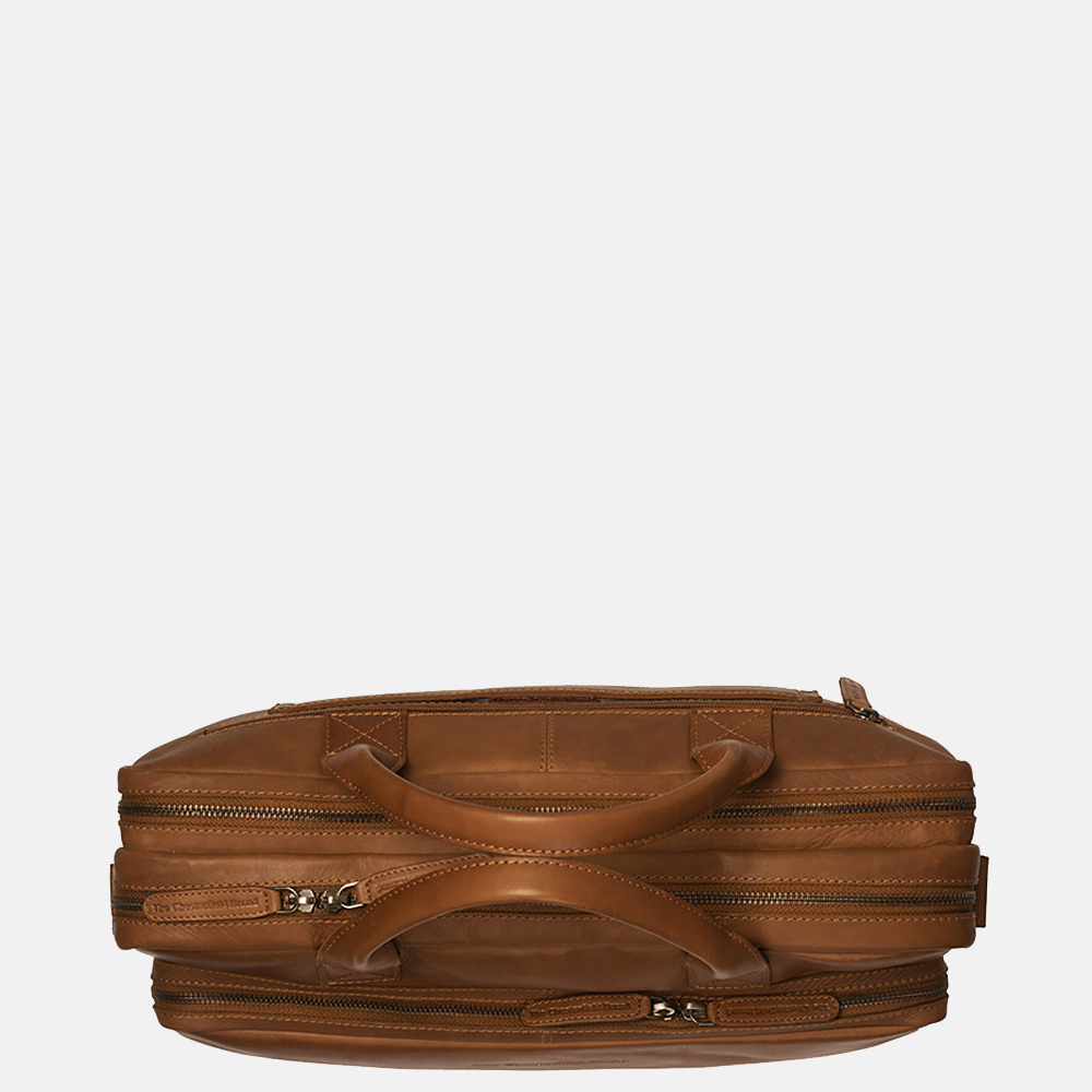 Chesterfield Jackson laptoptas 15 inch cognac bij Duifhuizen