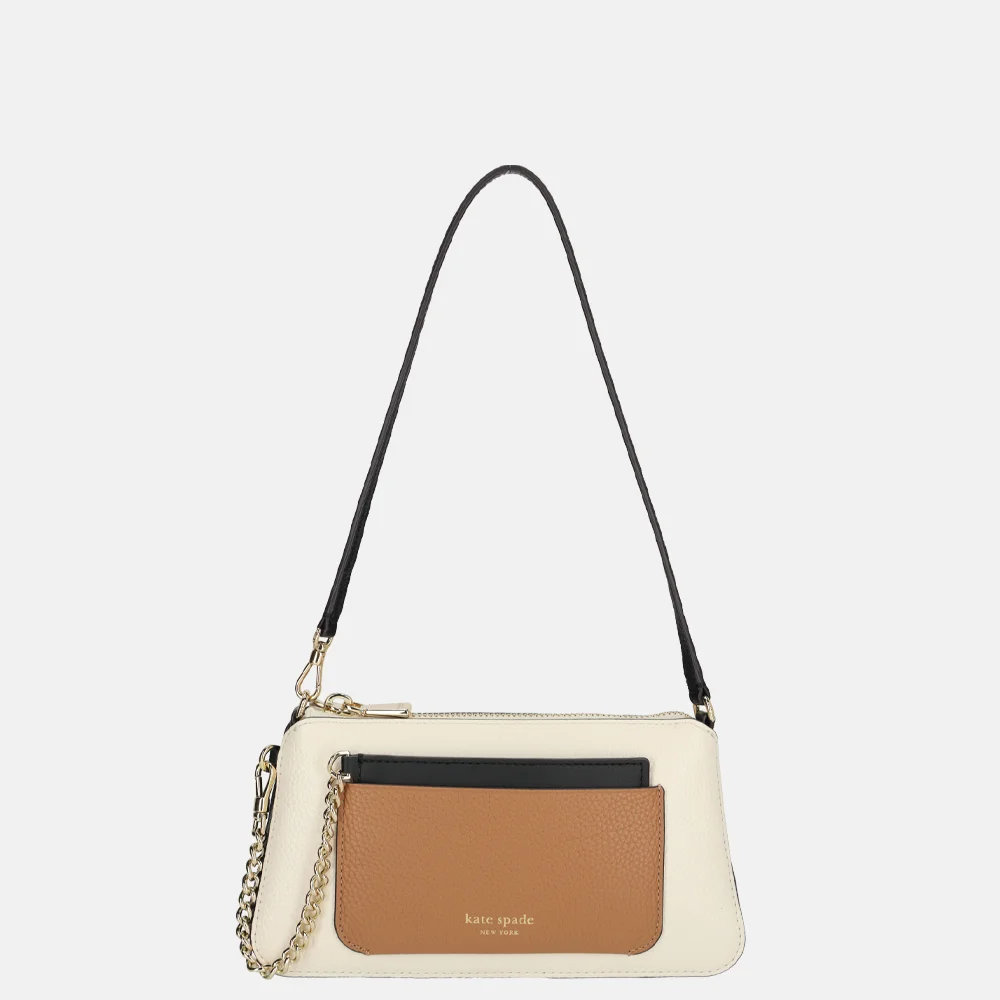 Kate Spade Ava crossbody tas parchment multi 023474-Bruin