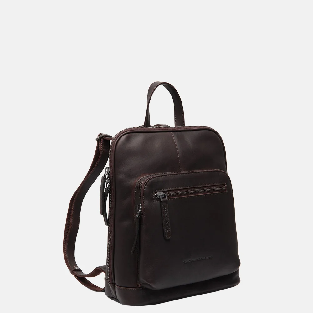 Chesterfield Floran rugzak dark brown bij Duifhuizen