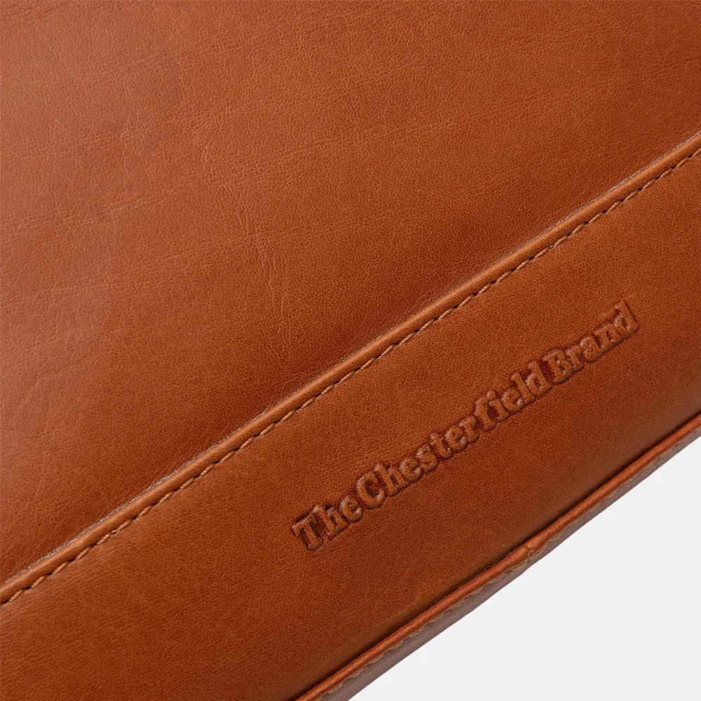 Chesterfield Anzora schoudertas L cognac bij Duifhuizen