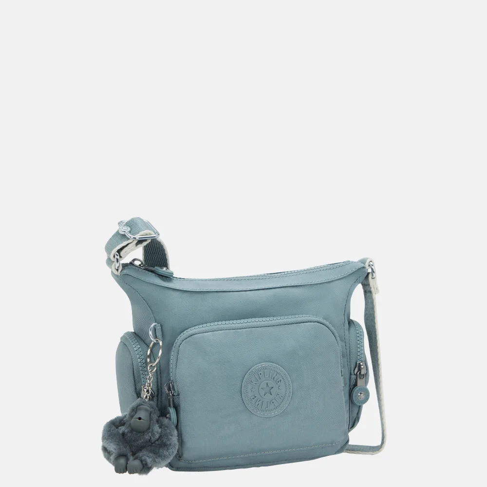 Kipling Gabbie crossbody tas mini relaxed grey bij Duifhuizen