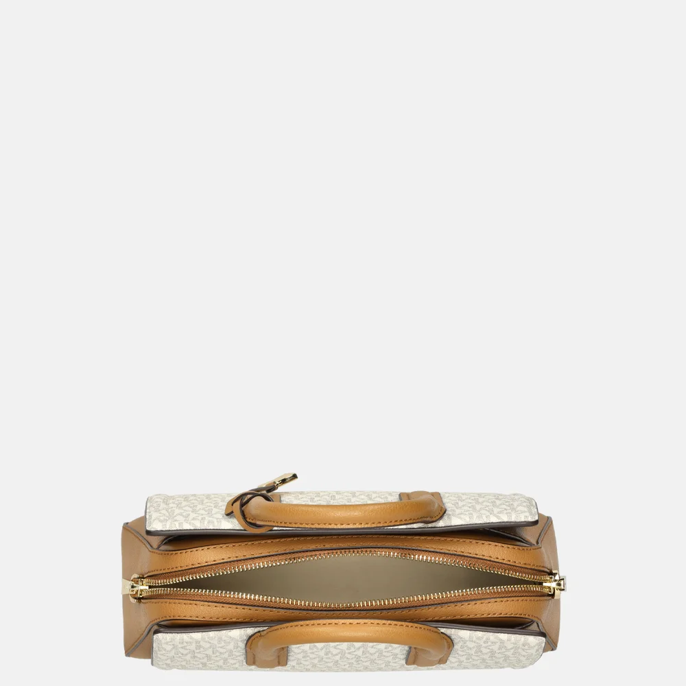 Michael Kors Laila handtas S vanilla/acorn bij Duifhuizen