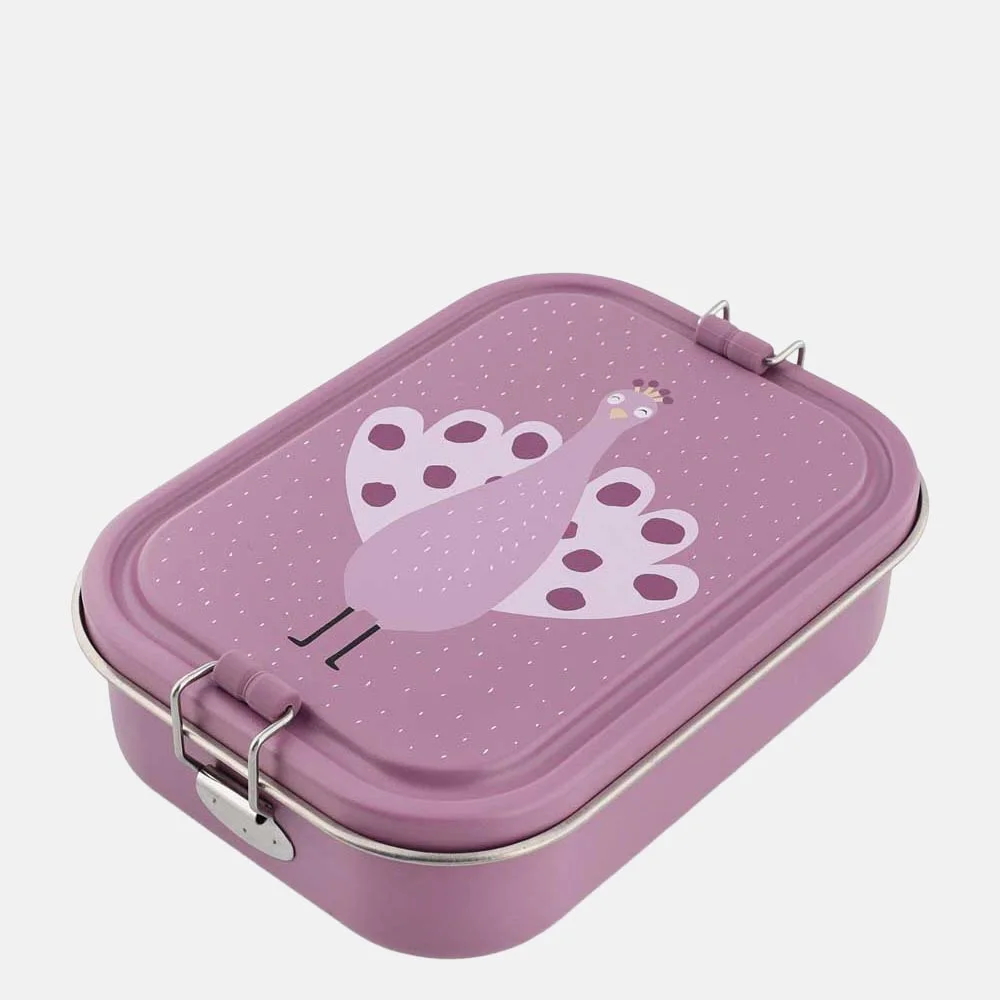 Trixie lunchbox large Mrs. Peacock bij Duifhuizen