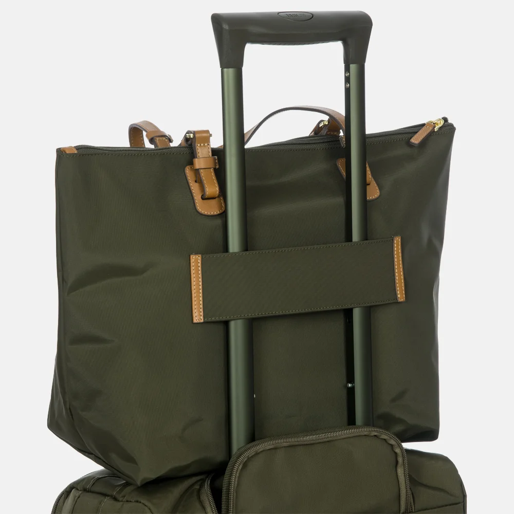 Bric's shopper olive bij Duifhuizen
