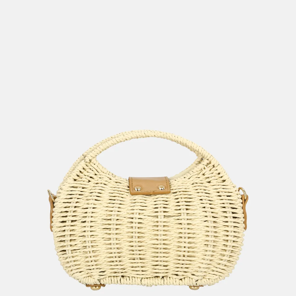 Firenze handtas riet beige bij Duifhuizen