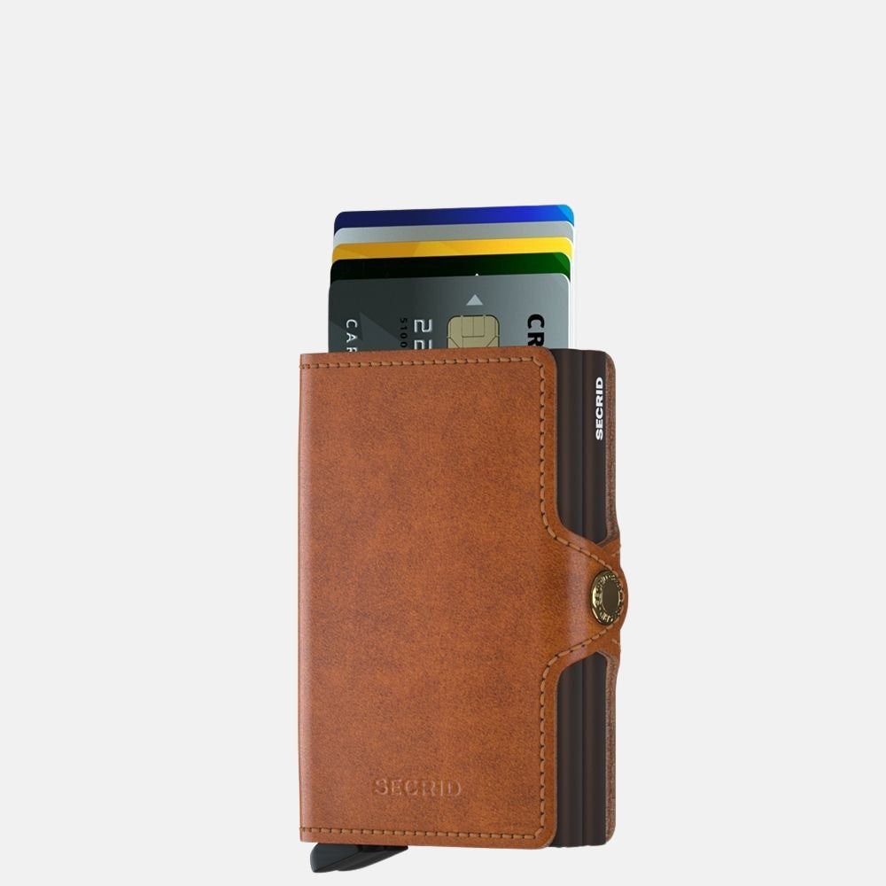 Secrid Twinwallet pasjeshouder cognac brown bij Duifhuizen