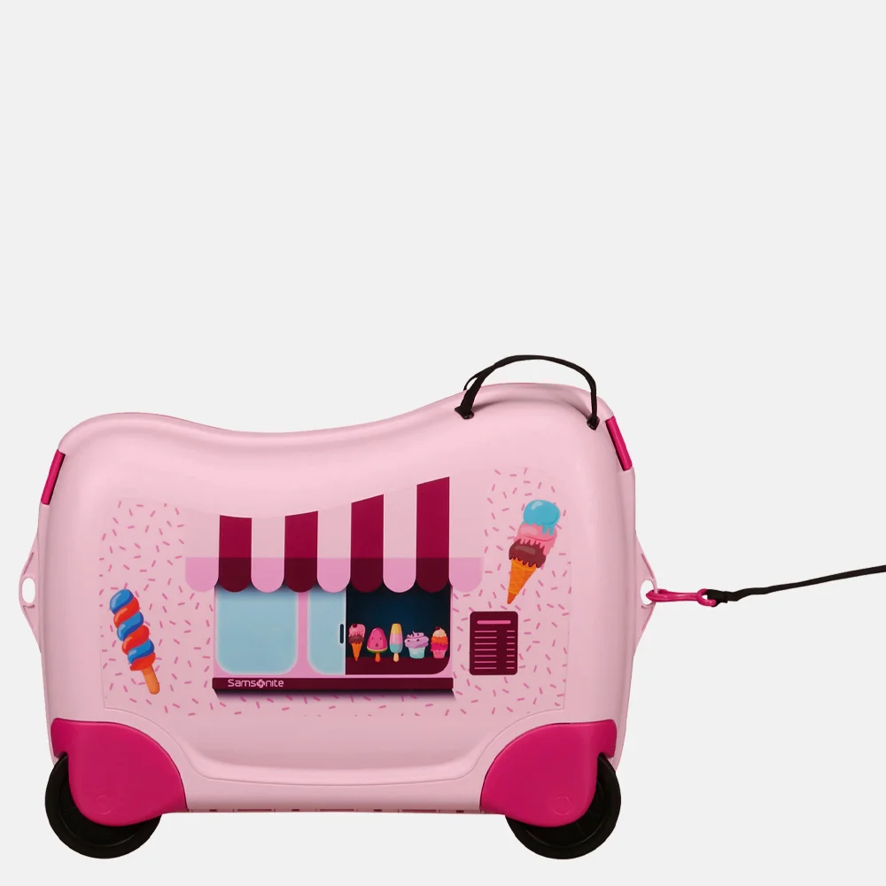 Samsonite Dream2go Ride-On kinderkoffer ice cream van bij Duifhuizen