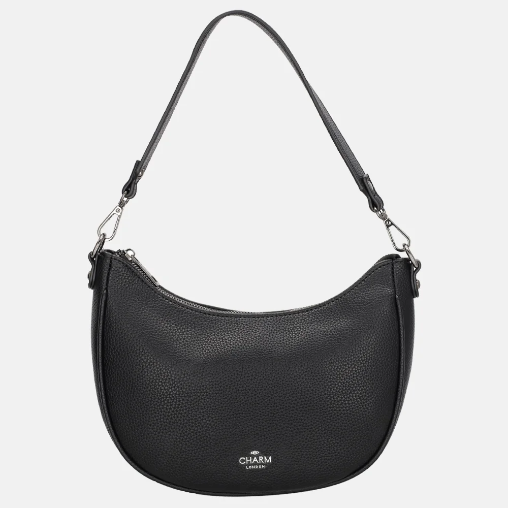 Charm London Montmartre schoudertas zwart bij Duifhuizen