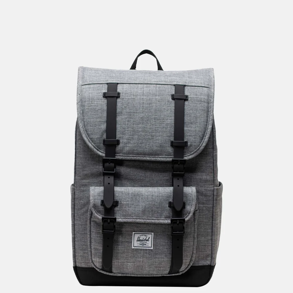 Herschel Little America rugzak M Raven Crosshatch