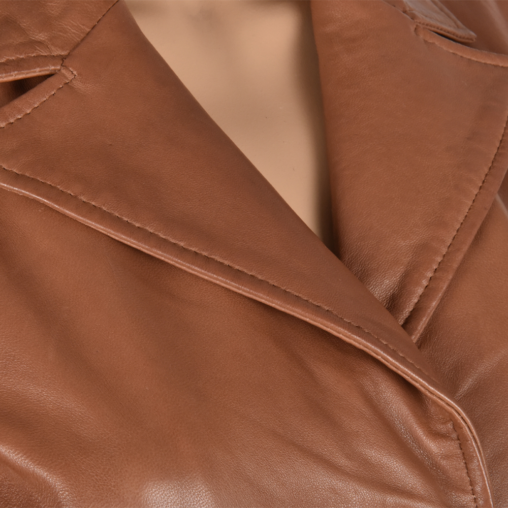 Dekkers Ledermode Daria dames jack cognac bij Duifhuizen