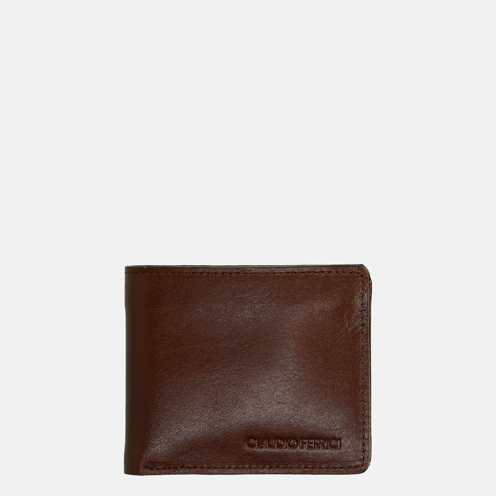 Claudio Ferrici billfold brown bij Duifhuizen