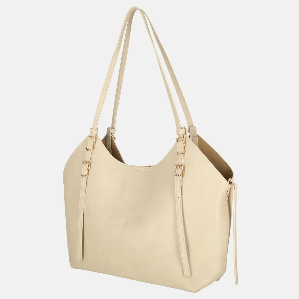 Firenze shopper L beige bij Duifhuizen