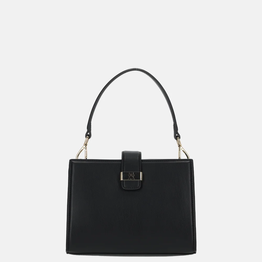 Tommy Hilfiger Heritage mini satchel handtas black bij Duifhuizen