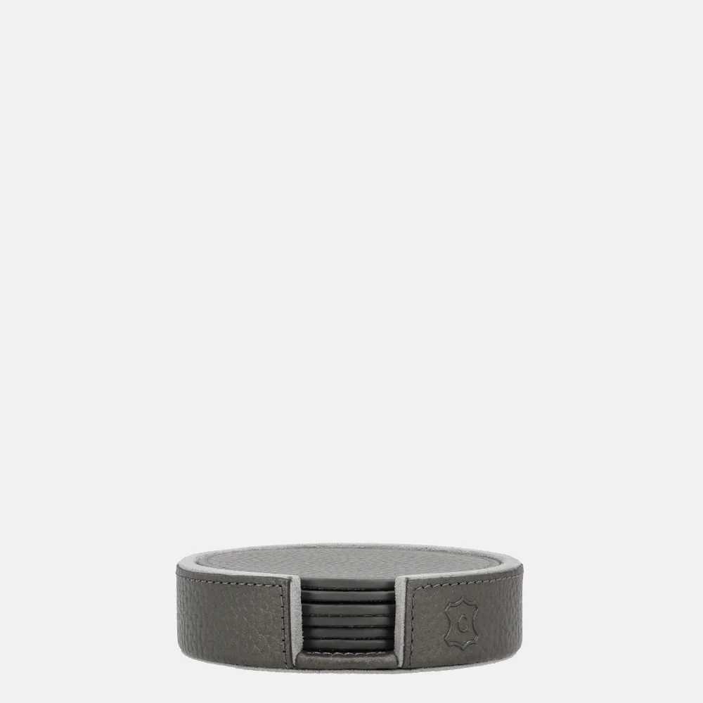 Chamada leren ronde onderzetters effen gun bij Duifhuizen