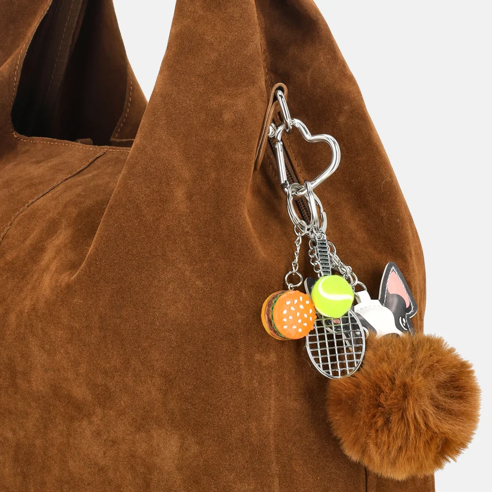 Flora & Co buideltas suedine camel bij Duifhuizen