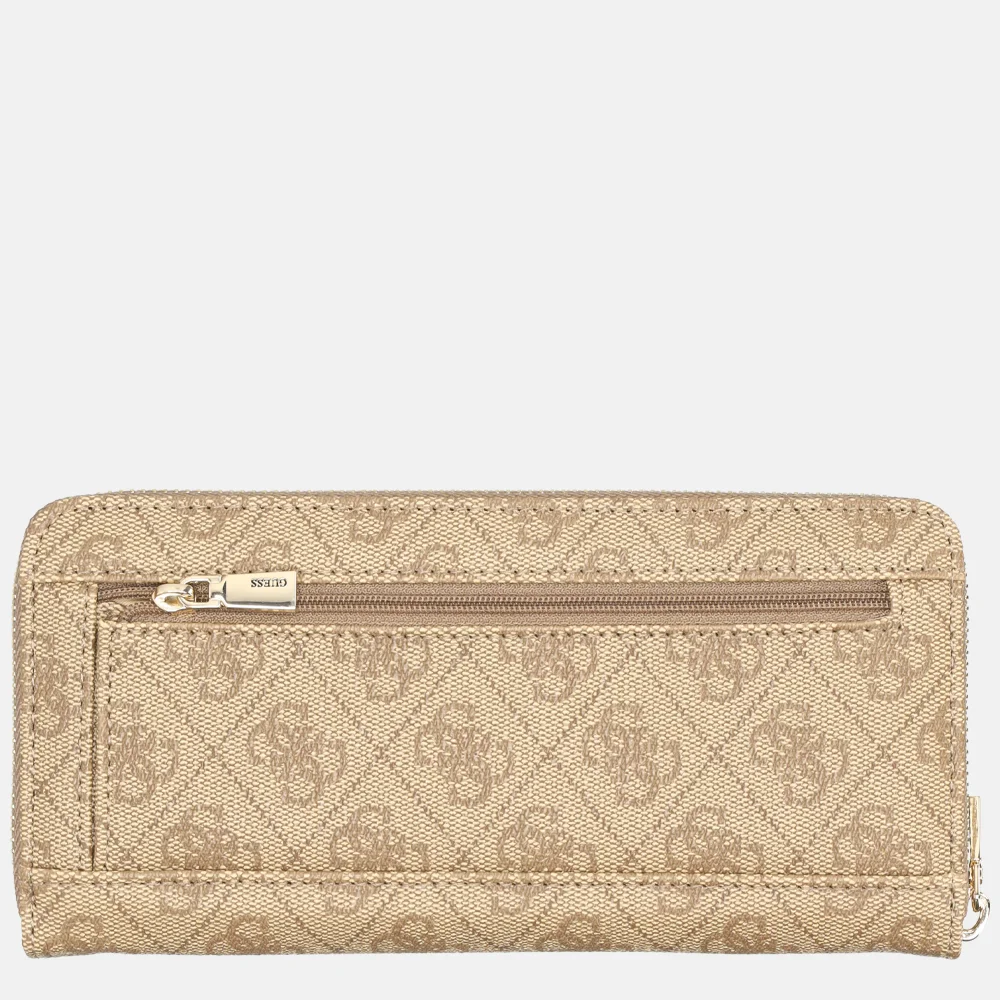 Guess  Laurel II portemonnee latte logo bij Duifhuizen