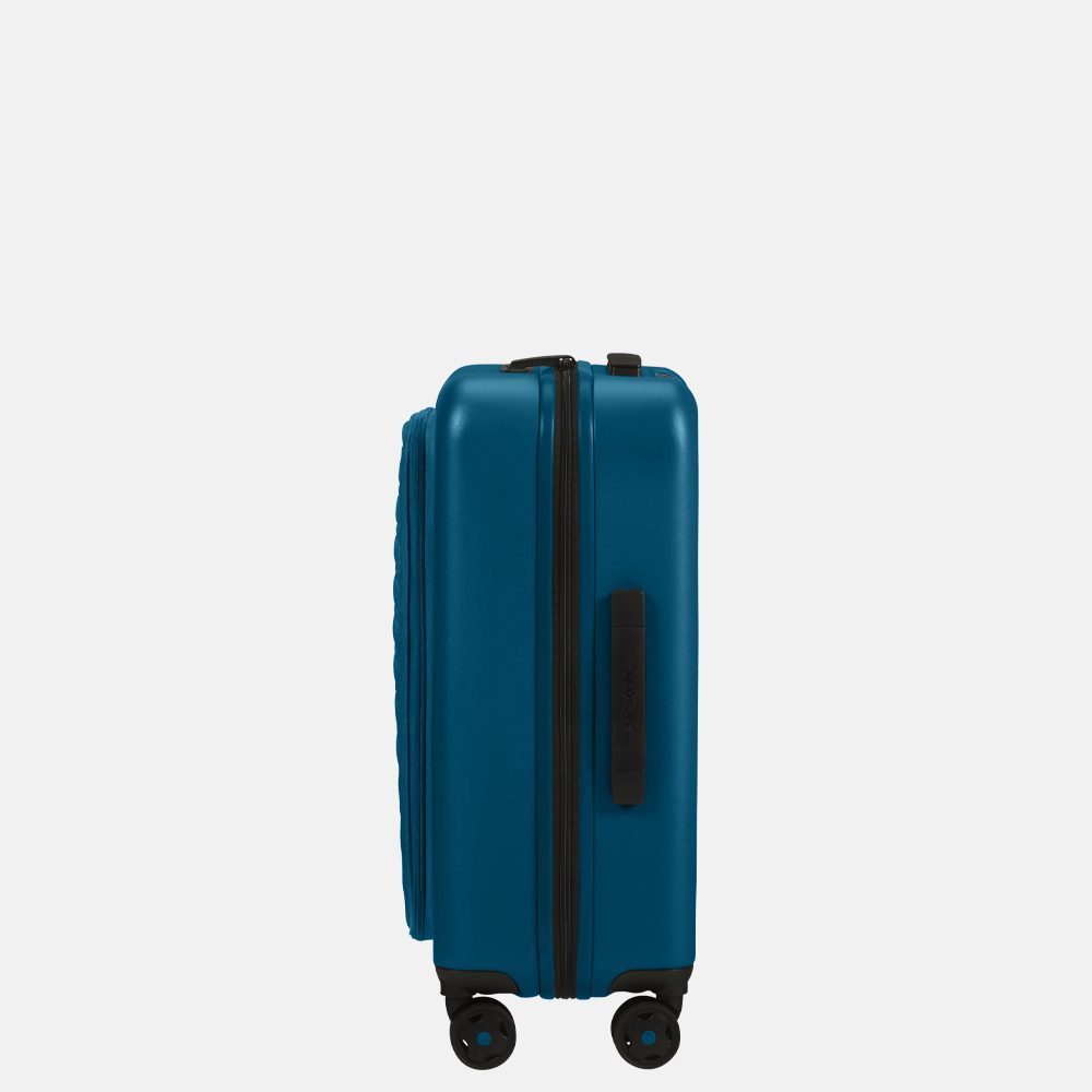 Samsonite StackD handbagage spinner 55 cm petrol bij Duifhuizen