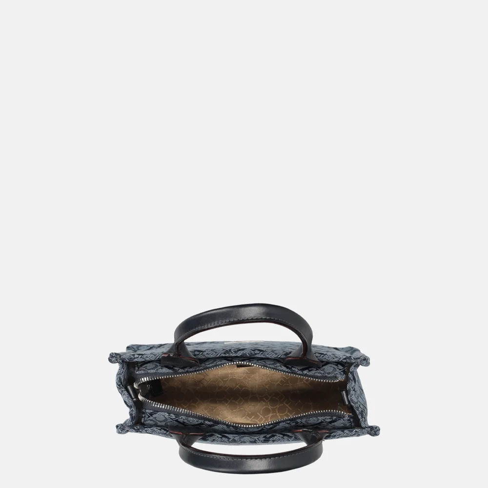 Claudio Ferrici Logo handtas navy bij Duifhuizen